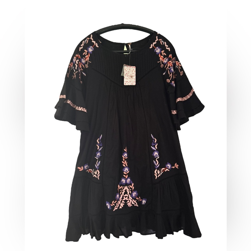 NWT FREE PEOPLE Pavlo Embroidered Dress - Picture 5 of 5